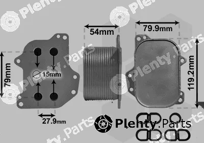 Van Wezel 03013701 — Oil Cooler, engine oil *** IR PLUS ***