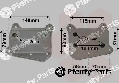 Van Wezel 30003318 — Oil Cooler, engine oil