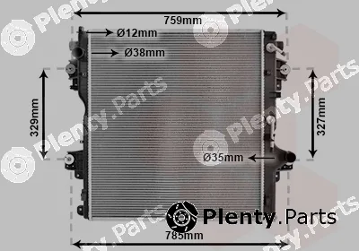 Van Wezel 53012708 — Radiator, engine cooling