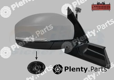 Van Wezel 0262808 — Exterior Mirror * HAGUS *
