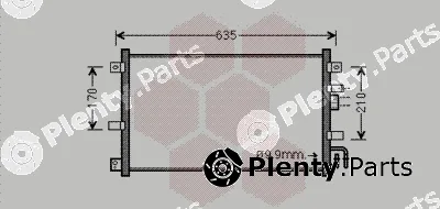 Van Wezel 27005238 — Condenser, air conditioning