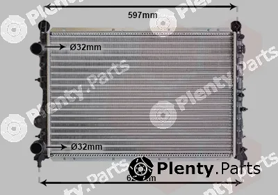 Van Wezel 01002068 — Radiator, engine cooling
