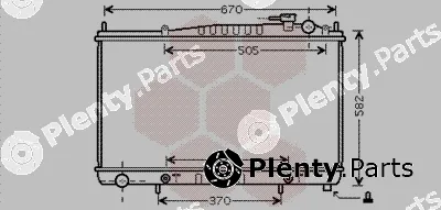 Van Wezel 13002232 — Radiator, engine cooling