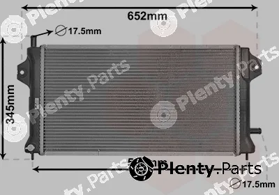 Van Wezel 32012701 — Radiator, engine cooling