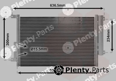 Van Wezel 01005082 — Condenser, air conditioning