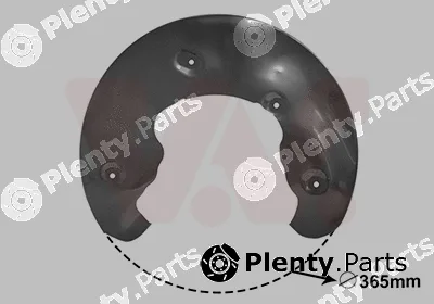 Van Wezel 0327371 — Splash Guard, brake disc