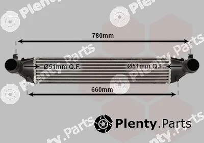 Van Wezel 37014700 — Charge Air Cooler