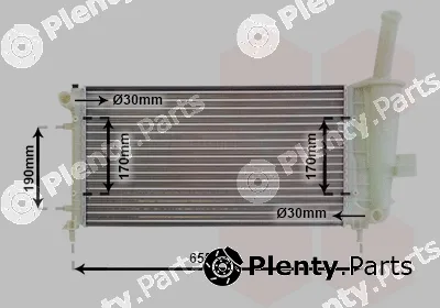 Van Wezel 17002281 — Radiator, engine cooling
