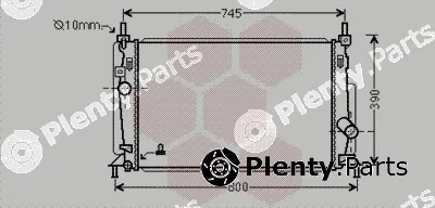 Van Wezel 27002237 — Radiator, engine cooling