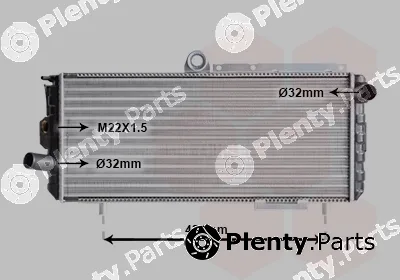 Van Wezel 01002007 — Radiator, engine cooling