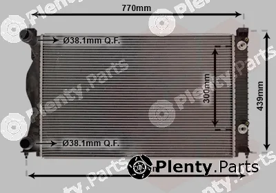 Van Wezel 03002234 — Radiator, engine cooling