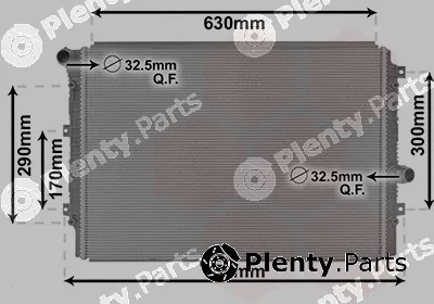 Van Wezel 58012713 — Radiator, engine cooling