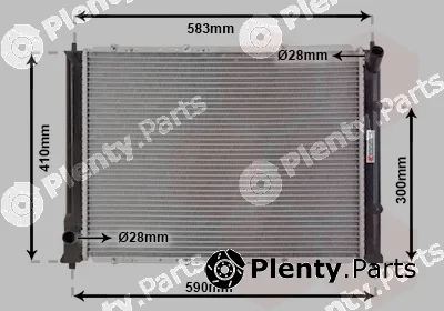 Van Wezel 02002149 — Radiator, engine cooling