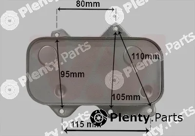Van Wezel 58013717 — Oil Cooler, engine oil