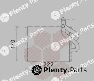 Van Wezel 83006170 — Heat Exchanger, interior heating