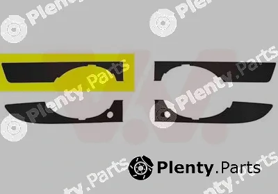Van Wezel 0326594 — Frame, front fog light