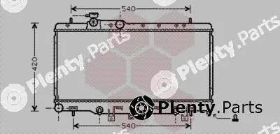 Van Wezel 51002053 — Radiator, engine cooling