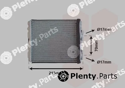 Van Wezel 13006226 — Heat Exchanger, interior heating