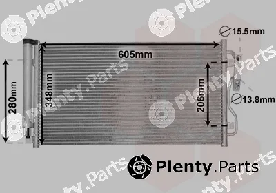 Van Wezel 06005434 — Condenser, air conditioning