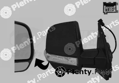 Van Wezel 1638814 — Exterior Mirror * HAGUS *