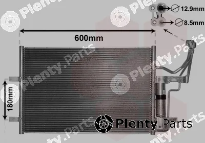 Van Wezel 27005184 — Condenser, air conditioning