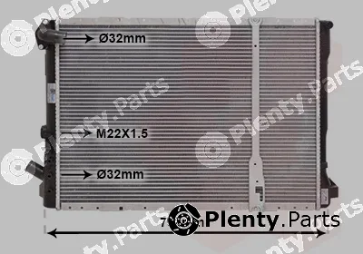 Van Wezel 43002209 — Radiator, engine cooling
