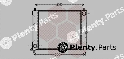 Van Wezel 02002067 — Radiator, engine cooling