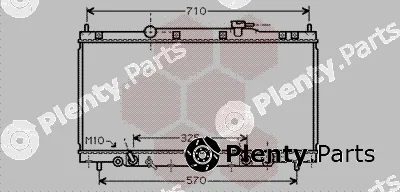 Van Wezel 25002212 — Radiator, engine cooling