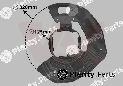 Van Wezel 0639371 — Splash Guard, brake disc
