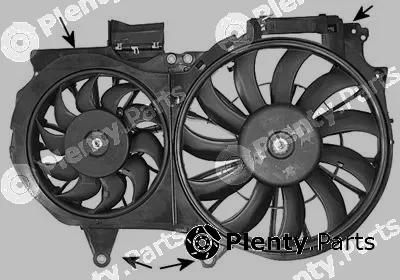 Van Wezel 0325750 — Fan, engine cooling