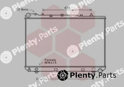 Van Wezel 81002102 — Radiator, engine cooling