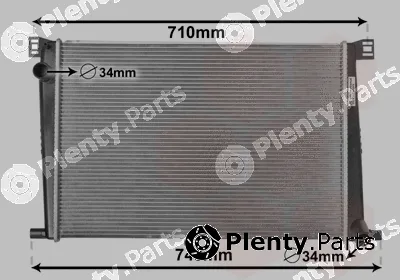 Van Wezel 06002356 — Radiator, engine cooling