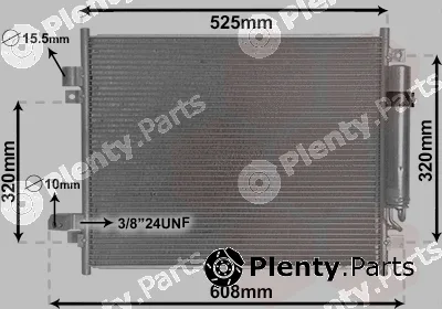Van Wezel 33005428 — Condenser, air conditioning