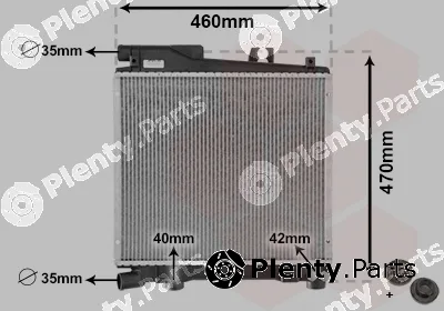 Van Wezel 06002055 — Radiator, engine cooling *** IR PLUS ***