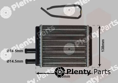 Van Wezel 02006049 — Heat Exchanger, interior heating *** IR PLUS ***