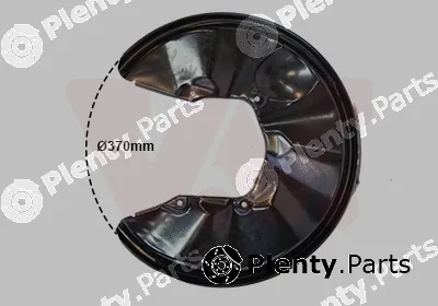 Van Wezel 0325378 — Splash Guard, brake disc