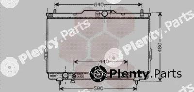 Van Wezel 82002114 — Radiator, engine cooling