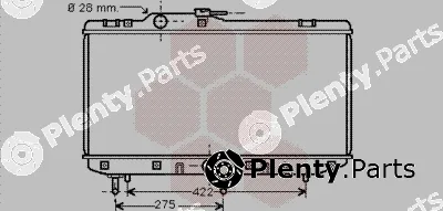 Van Wezel 53002208 — Radiator, engine cooling