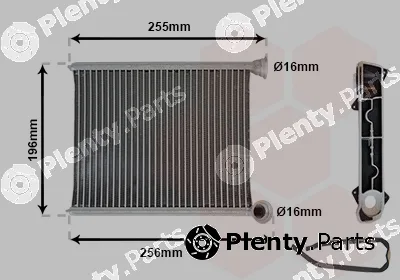 Van Wezel 09006281 — Heat Exchanger, interior heating *** IR PLUS ***