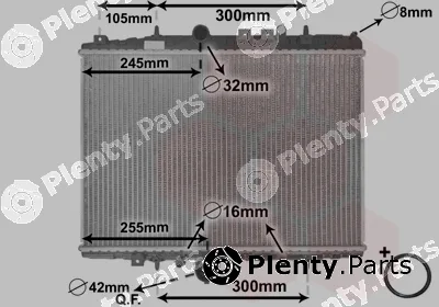 Van Wezel 40002201 — Radiator, engine cooling