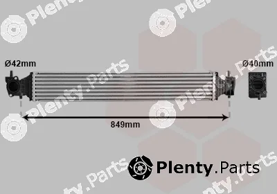 Van Wezel 25014706 — Charge Air Cooler