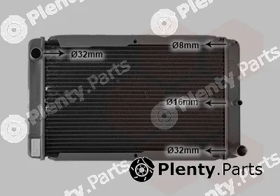 Van Wezel 59002008 — Radiator, engine cooling