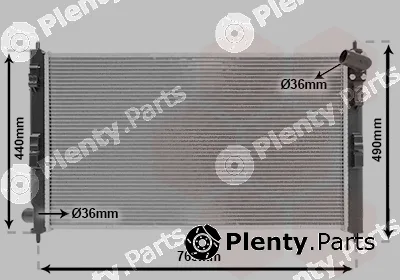 Van Wezel 32002207 — Radiator, engine cooling