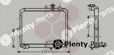 Van Wezel 83002033 — Radiator, engine cooling