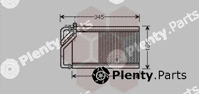 Van Wezel 83006125 — Heat Exchanger, interior heating