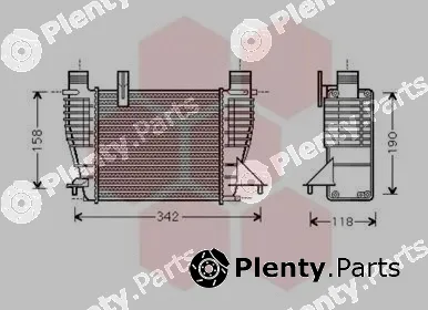 Van Wezel 13004356 — Charge Air Cooler