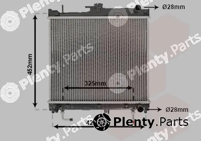 Van Wezel 52002109 — Radiator, engine cooling