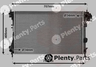 Van Wezel 37002340 — Radiator, engine cooling
