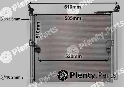 Van Wezel 53005677 — Condenser, air conditioning