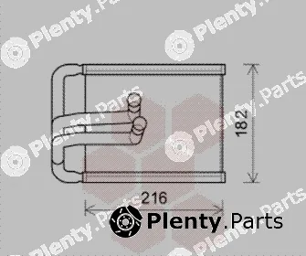 Van Wezel 82006254 — Heat Exchanger, interior heating